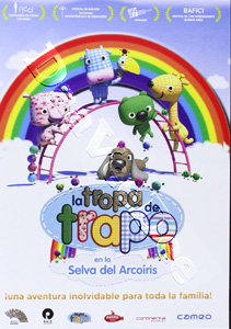The Happets in the Rainbow Forest | La Tropa de Trapo en la selva del arcoiris  |   DVD